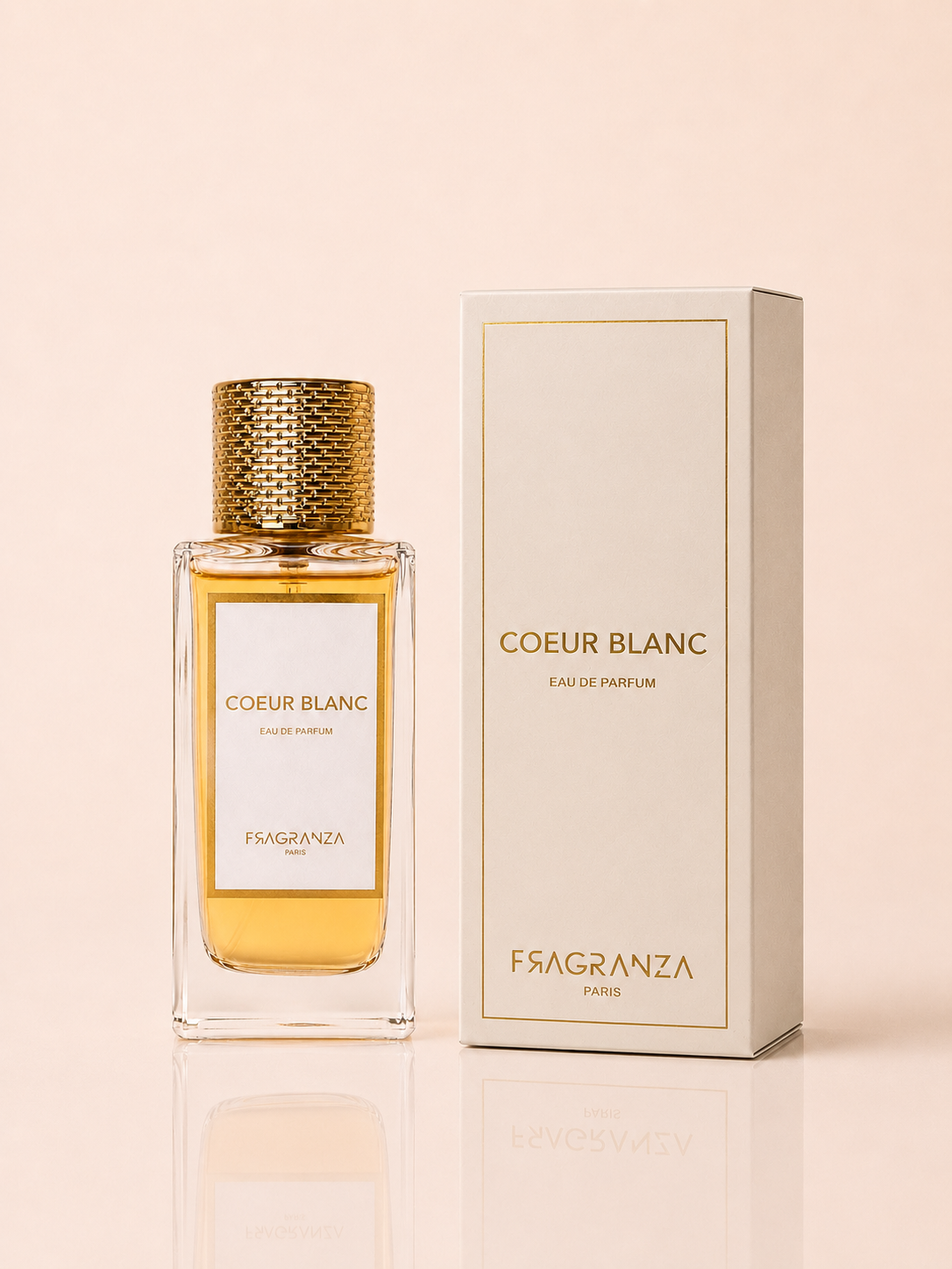Cœur Blanc, flacon et boîte