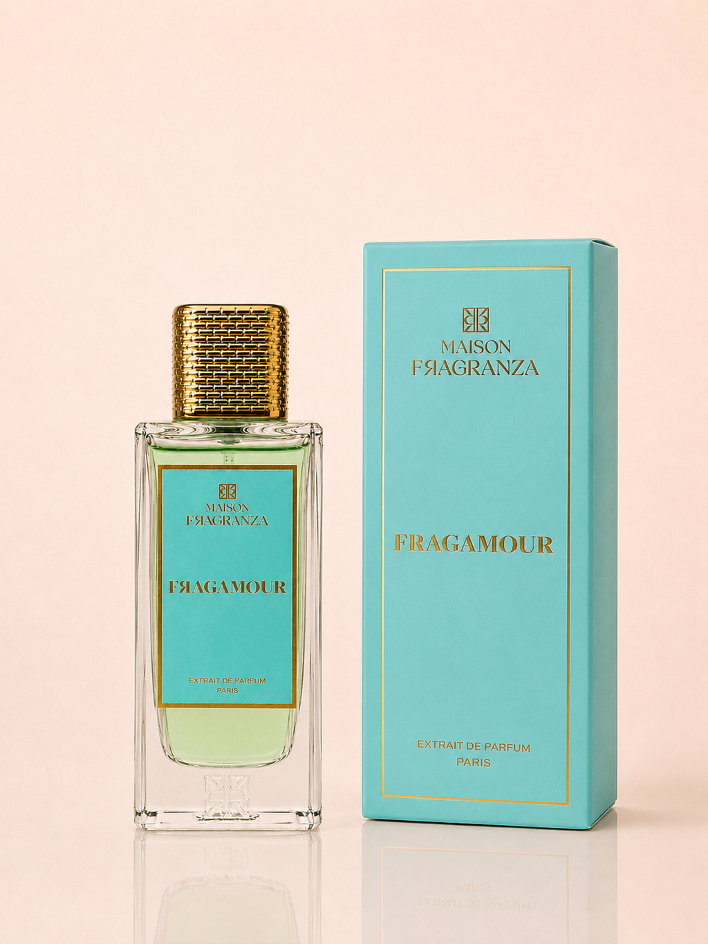 Fragamour, flacon et boîte
